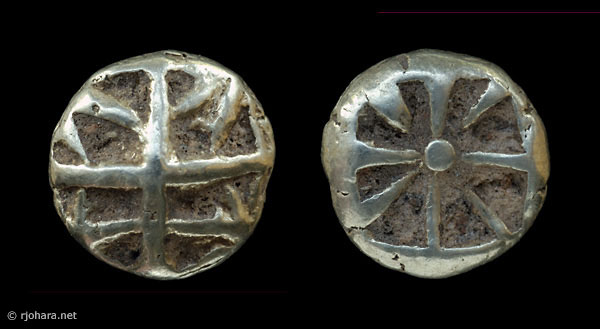 [Image: Electrum coin of ancient Asia Minor.]