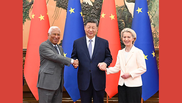 Xi calls on China, EU to provide more stability, certainty for world through steady, sound bilateral relations
