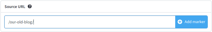 Add marker button