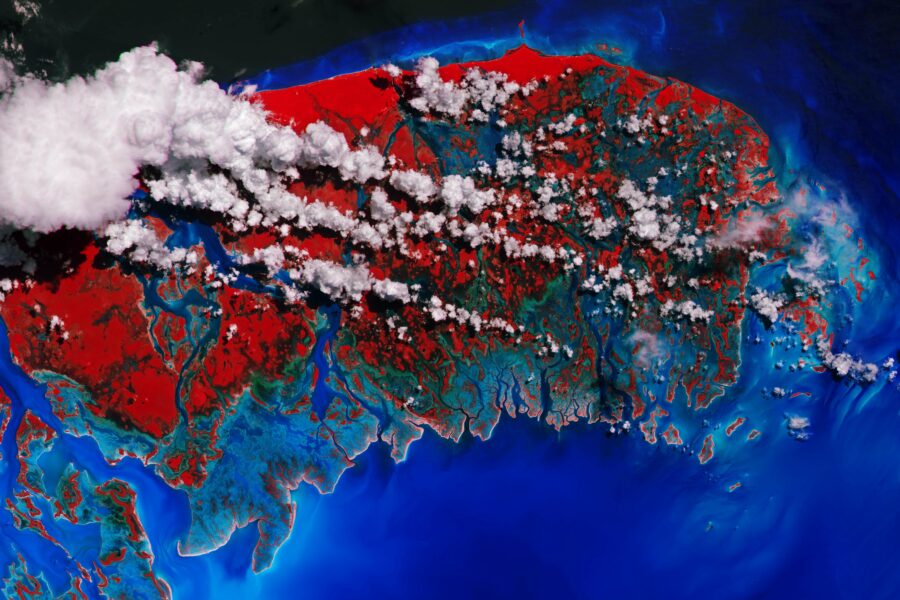 Andros island, Bahamas after Hurricane Dorian