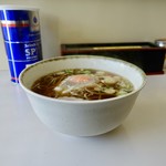 ばるーん - ［2018/12］月見そば(390円)
