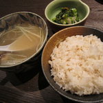 つづみ - 麦めしとテールスープ