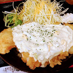お食事処 桜ばな - タルタルチキン南蛮定食 800円