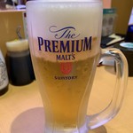 スシロー - 生ビール（プレミアムモルツ）