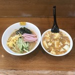 Korai - 冷し中華 + マーボー丼(ミニ)