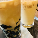 Saint Marc Cafe Kishiwada Kankanbeisaidomoru Ten - コーヒーゼリーラテと
                      カフェラテ
