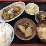 鼓太夫 - 日替わり魚ランチ アヒージョ♪ 650円