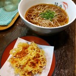 Shoan Fujitajima Ten - 桜海老のかき揚げそば