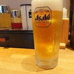 Kitakata Ramen Bannai Ishikawamachiten - 2019年12月　生ビール