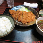 とんかつレストラン ちから - ランチ　ロースカツ定食　770円