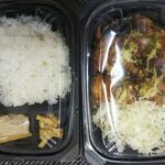 Kara Yoshi Takasaki Egi Ten - 油淋鶏弁当（容器）
