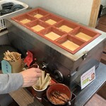 地蔵とうふ - 【豆腐バイキング】ゆばコーナー