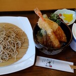 Soba Cafe Mori no Sora kazu - 天丼皿そば