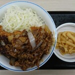 かつや - 牛バラ焼きチキンカツ丼（並盛）
