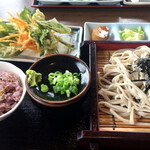 白糸庵 - そば定食（900円）