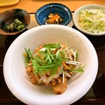 おじゃれ和家 - 鳥唐揚げの甘酢たれ定食