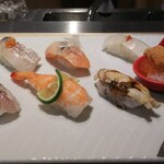 Osho Zushi - Bコースのお寿司