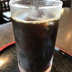 うどん市 - ランチセットに付いてくるコーヒー(温or冷)こちらは　アイスコーヒー♪炭焼きコーヒー？に似たような感じの味でした♪
