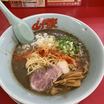 Ramen Yamaoka Ya Abashiri Ten - 「鬼煮干しラーメン」860円