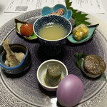 城山館 - 前菜盛り合わせ