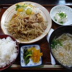 田舎八 - しょうが焼き定食