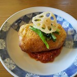 テラス　サルサ - チキンの包みトマトソース