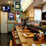 Matsuba Zushi - カウンター。