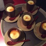 Buta Shabu Izakaya Hanabu - 裏メニューの長芋茶碗蒸し