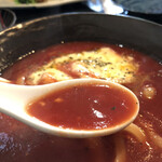 つけ汁うどん あくつ - スープ