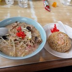 Ramen Genkiya Oga Ten - 海鮮チャンポン　ミニチャーハン