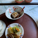 Seizan So - 胡桃豆腐　　漬物