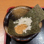 福よし - 別盛りの具材。
