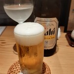 Sumibi Yakitori Kitchen Hiyoko ASAHI - 加茂鶴とスーパードライです