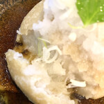 Suzuya - 揚げそばがきの断面
