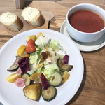 THE MILL'S TOTTORI COFFEE ROASTER - 本日のスープランチセット  ガスパチョ