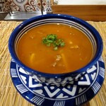 ilalika - ハリラ(ひよこ豆とラム肉とトマトとショートパスタのスープ)