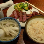 牛たん炭焼き 利久 - 牛たん　【極】　定食