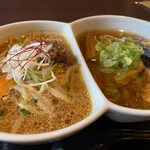 麺匠あじゃり - 弐種半ラーメン