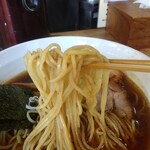 らーめん HANABI - 麺リフト②