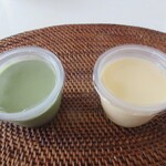 Wagashi Tsukasa Marushin - プリント抹茶プリン