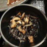くろだるま - ひじき煮　ボケた