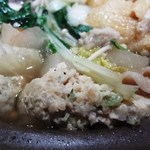 門仲富士 - 胡麻すりちゃんこ鍋