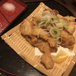 下町酒場 きらく - 鶏の天ぷら
