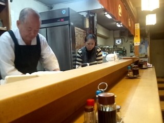 Tonkatsu Nomura - カウンター内キッチン