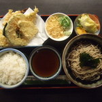 手打ちうどん・そば勝美 - そばころ定食１３５０円(税込)
