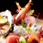 Kinaga - その日の刺身の盛り合わせ