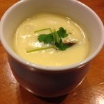 Sushi Masa - ランチの茶碗蒸し。