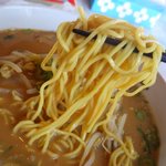 Jugomangoku Hanazono Ten - 少しウェーブのかかった卵麺
