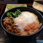 恵月 - オクラ、納豆、とろろ、明太子、温玉w