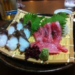 居酒屋ほたる - 生たこ＆マグロホホ肉のお造り